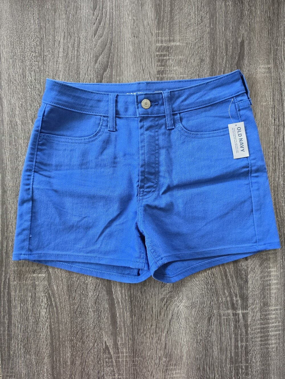 NWT Old Navy High Waisted Wow Jean Shorts - Sapphire